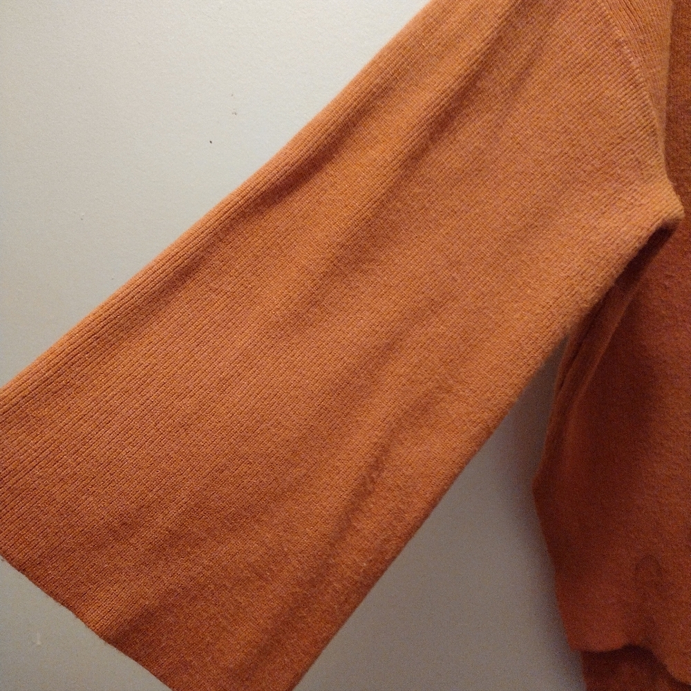 Zenana Cozy Orange Sweater - Picture 3 of 4